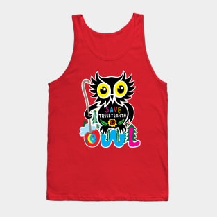 Owl Bird Tank Top